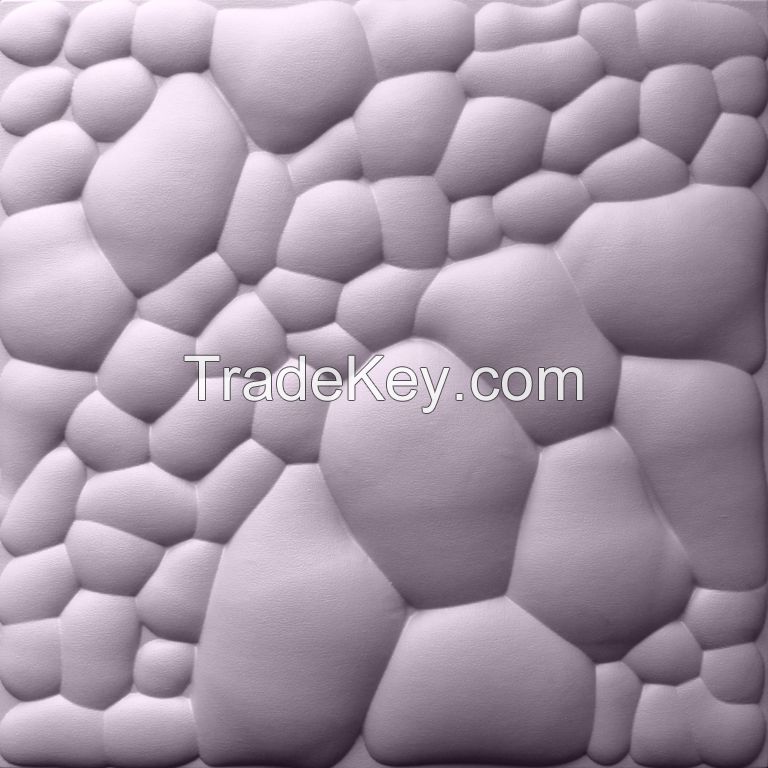 COBBLESTONE  soft background wall 3D Leather Wall Panels