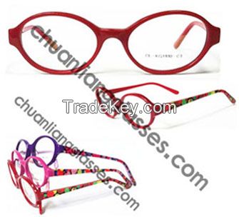 Simple and Lovely Optical Eyewear 100% Pure Acetate Kid's Eyeglasses