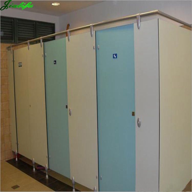 Toilet cubicle compact laminate panel plain color