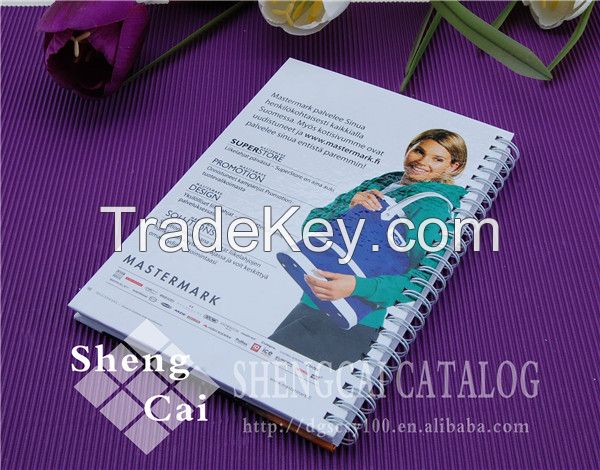 Fashion design EU style logo printed business notebook with sticky note