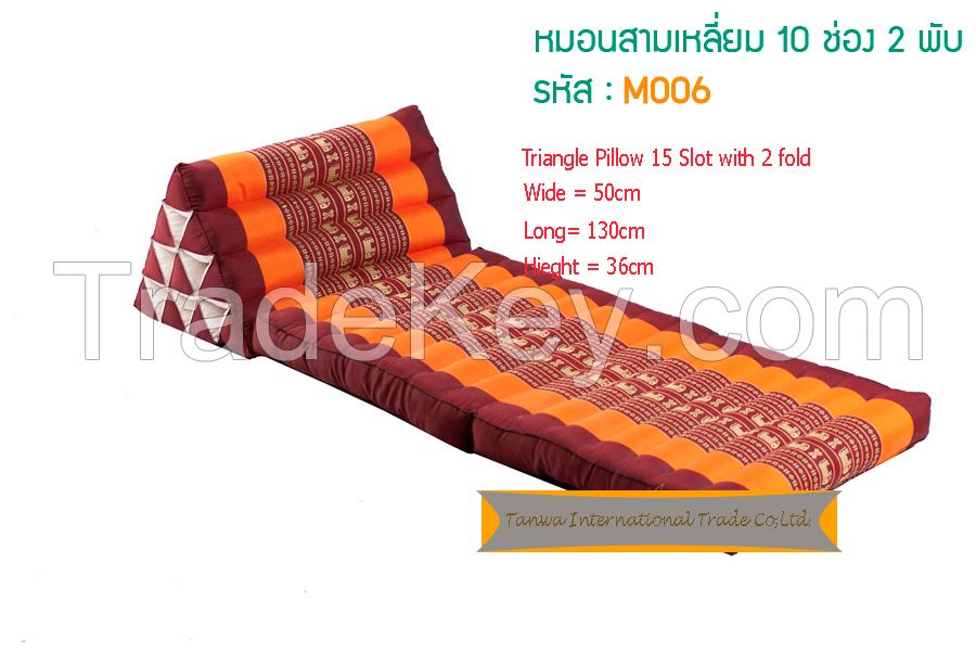 Thai triangle pillow