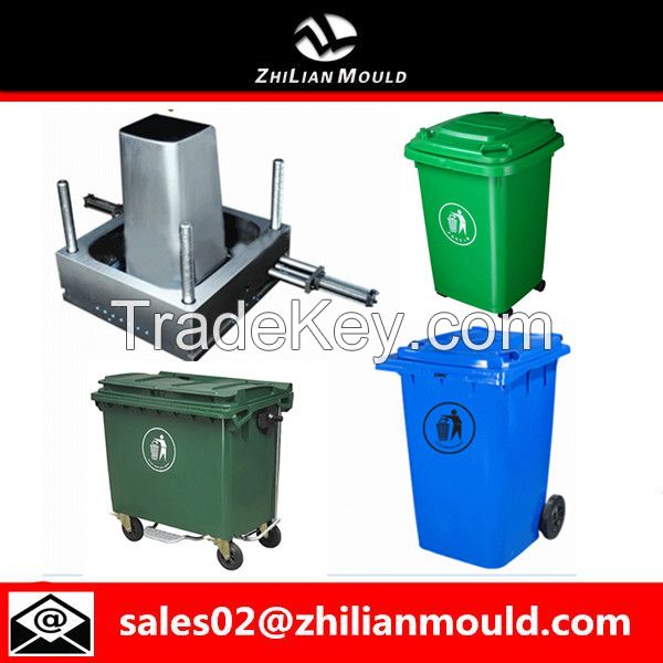 Taizhou custom plastic outdoors dustbin mould for hot sales