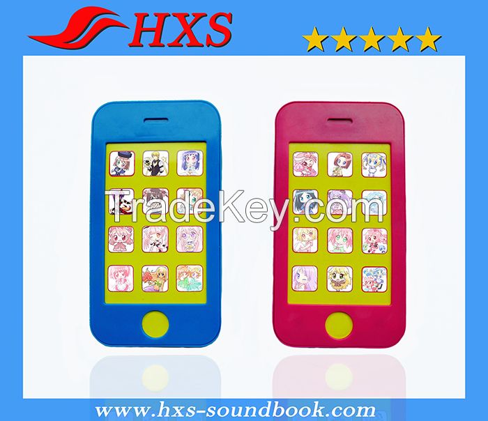 I-phone Shaped Electronic Plastic Music Phone Toy/ Electronic Musical Toy for Children