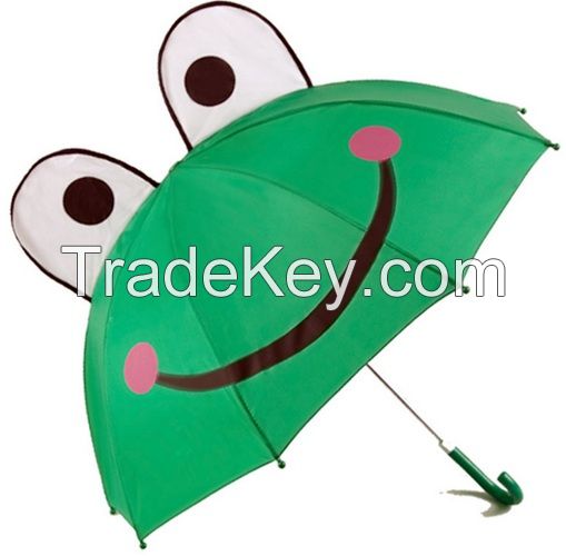 children umbrella with frog design
