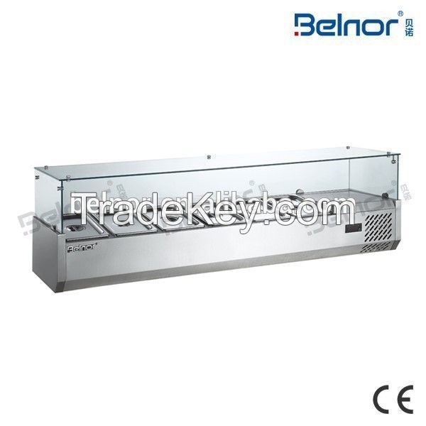 2015 New model High quality refrigeration effieciency Economy catering equipment Stainless steel salad bar