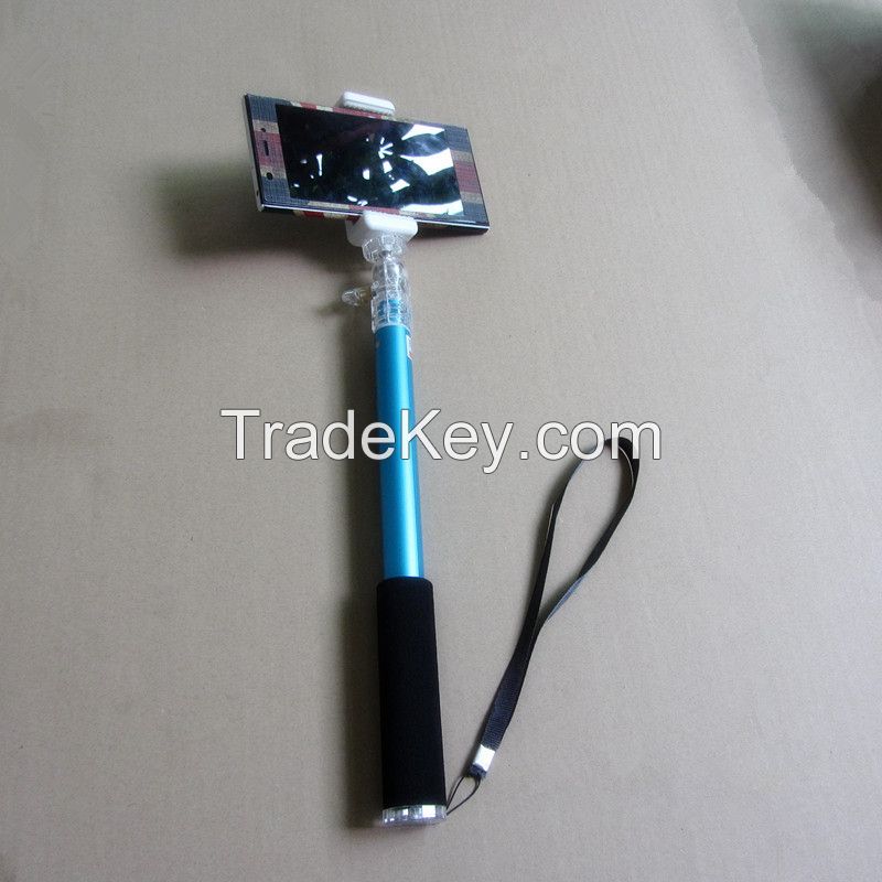 High Quality Luxuy Extendable Aluminum Selfie Stick Monopod