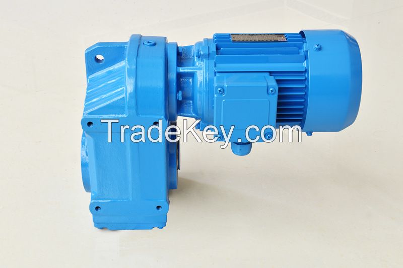 Flender type F Series Parallel shaft Helical -Gear Units Gear Reducer with motor for convey drive systems