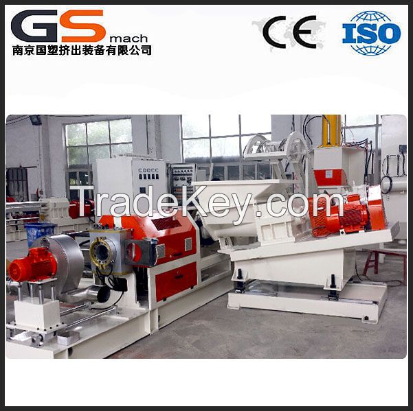 Cold feed rubber extruder machine