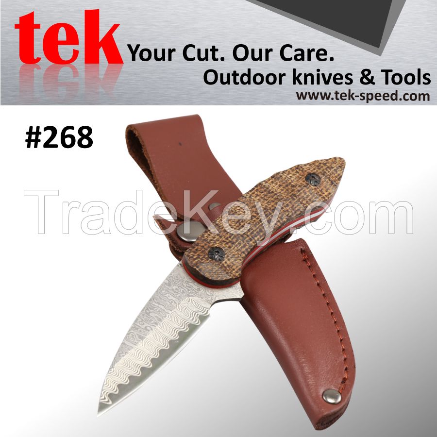 damascus fixed blade hunting knives of cutting tools