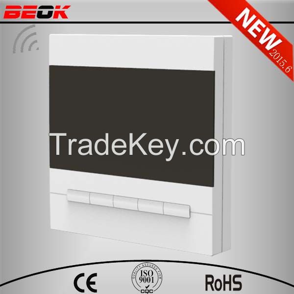 Energy-saving 3 fan speed fan coil room thermostat for air conditioner