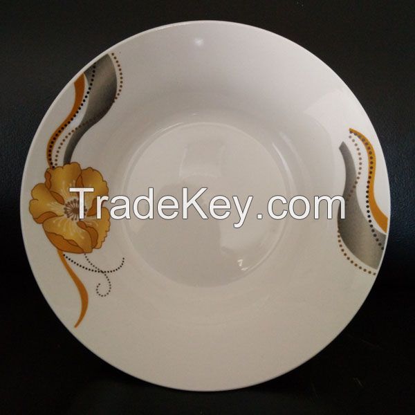 ceramic porcelain soup plate / ceramic deep dish dinner plates