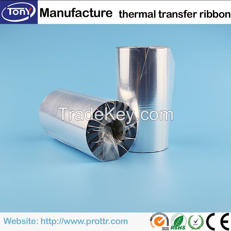 TTR printing wax/resin thermal transfer ribbon for product barcode label