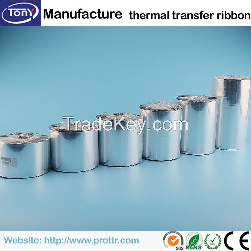 TTR printing wax/resin thermal transfer ribbon for product barcode label