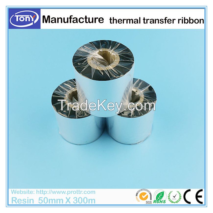 China wholesale thremal transfer ribbon wax ribbon for barcode printer