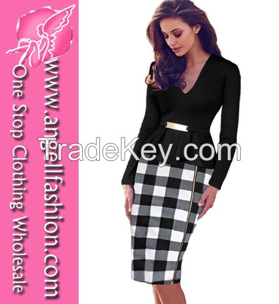 Half-Sleeve Hot Fashion Lace Wholesale Long Maxi Dress