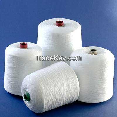 100% ring spun polyester yarn