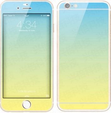 Front glass color film iPhone6 plus transition effects can be customized steel color film