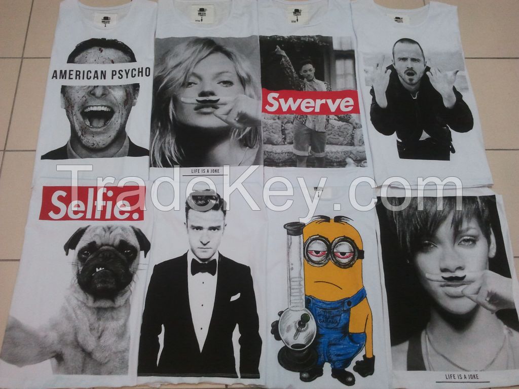 Highest Quality Silkscreen Printed * 100% Cotton * Custom Order * Tshirt Tees Singlets Sweatshirts