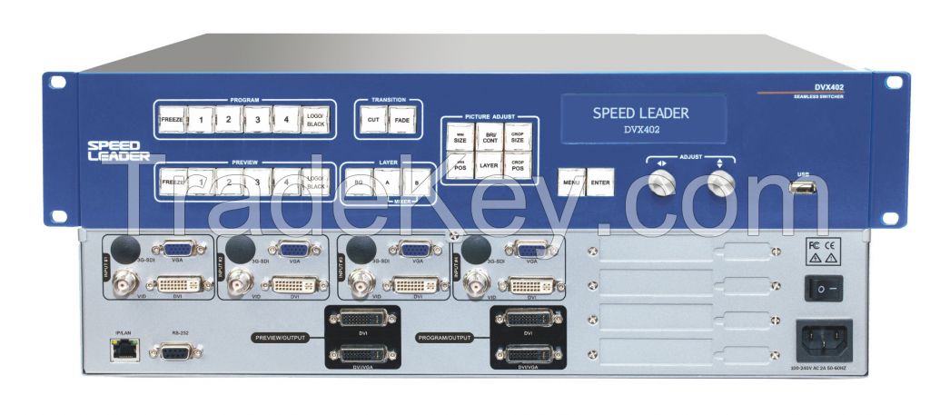 Dvx402 LED Video Processor Seamless Switcher for Presentation
