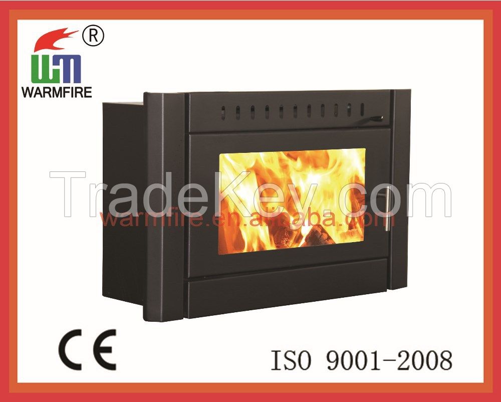 panel steel insert wood stoves