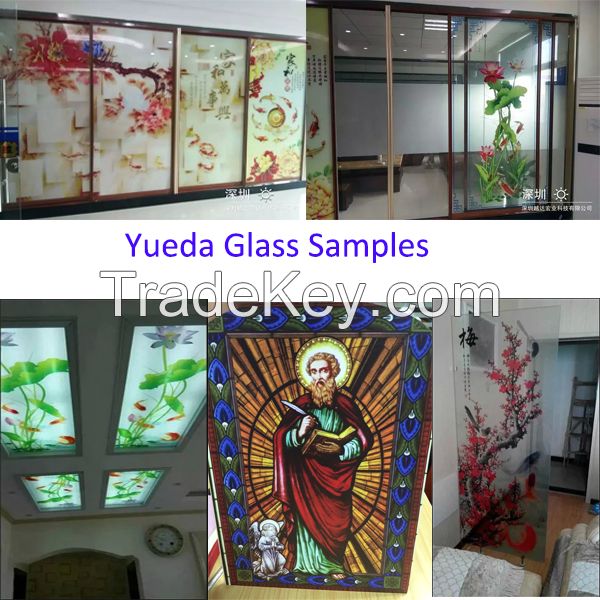 High quality large format uv glass inkjet printer in China