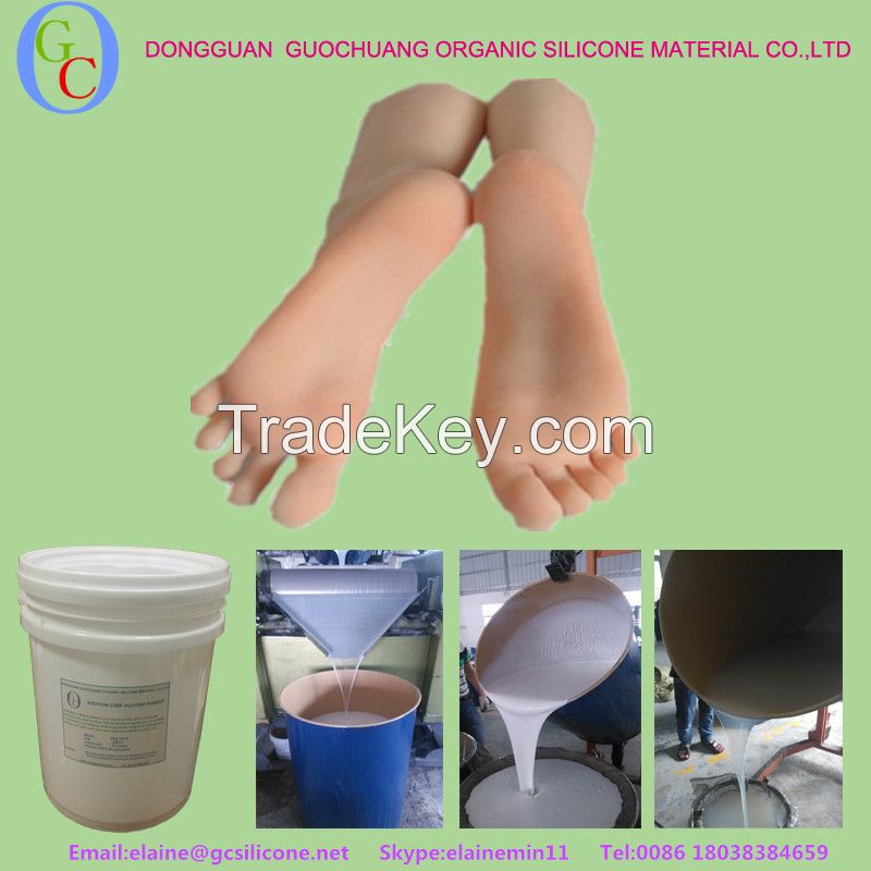 medical liquid silicone artificial limbs mold making silicone rubber