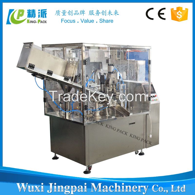 CE certificated kp350-b fully automatic plastic tube filling and sealing machine