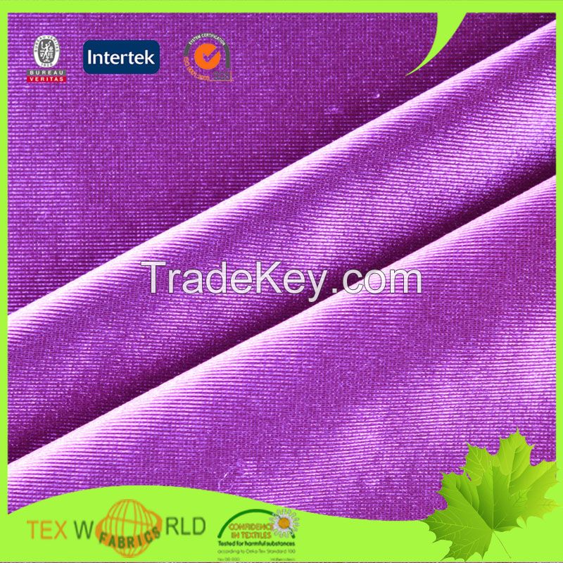 Knitted Stretch Nylon Spandex Satin Lingerie Plain Fabric (JNE4102)