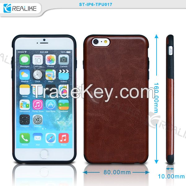 Premium Slim-Fit Protective leather Case, Cases Cover For ipone 6, leather nack shell case for iphone 6
