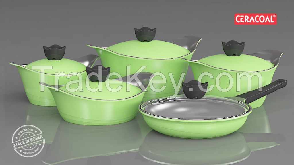 CERACOAL IMFINI COOKWARE SET - 12PCS