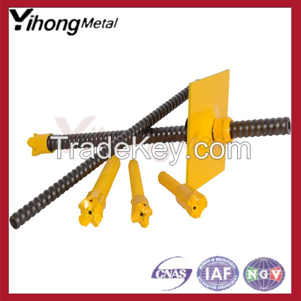 YH hollow steel self drilling anchor bolt