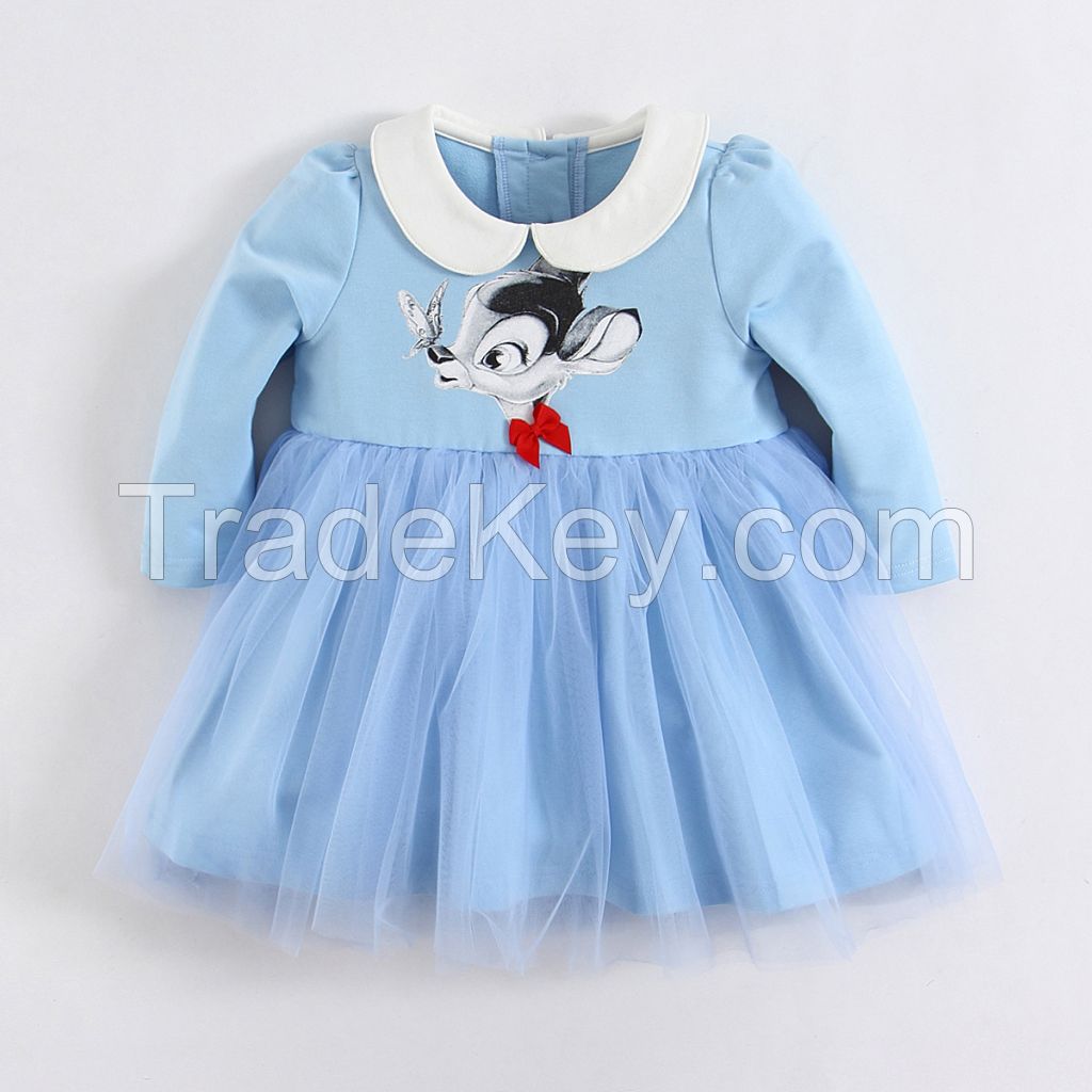 Baby clothes girl fleece dress