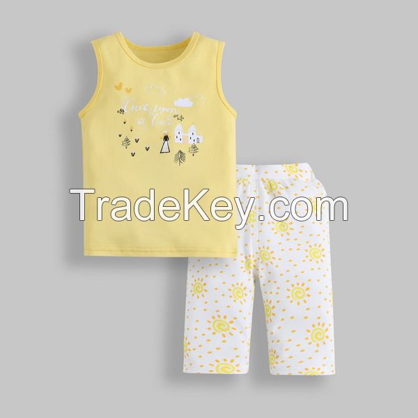 Babies Clothes Baby Clothes Sets Baby Gril Sets Kids Set Summer Sets vest shorts