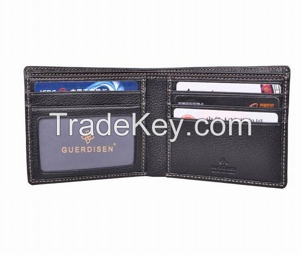 Mens Cattlehide Wallets| Fshion Men Personalized Genuine Leather Wallet With High Quality And Card Holder | 2017