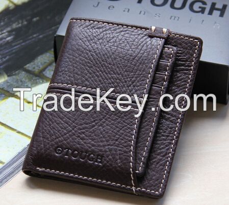  Fashion closure leather Cattlehide Wallets woth card holder