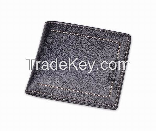 Mens Cattlehide Wallets| Fshion Men Personalized Genuine Leather Wallet With High Quality And Card Holder | 2017