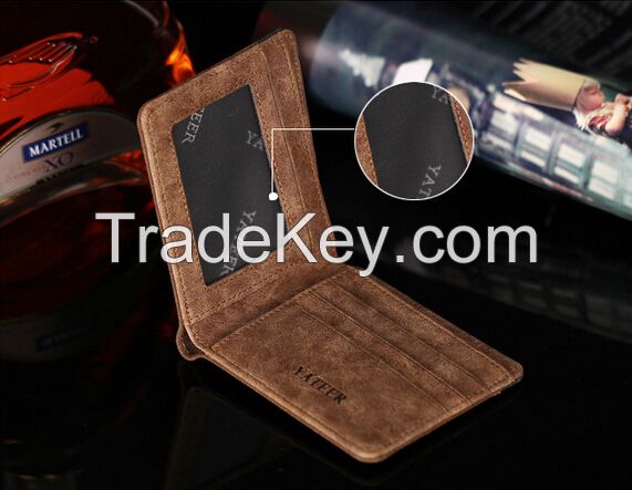 New Fashion Mens Synthetic Leather Wallets