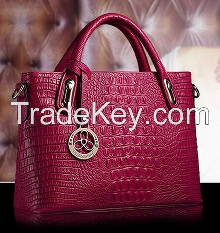 Attractiv color Genuine Leather Women Handbags