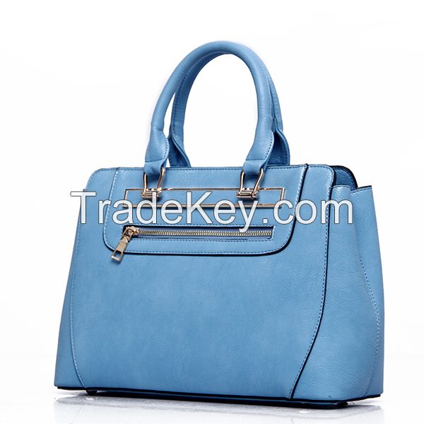 ladies fashion woman hand bag 2015 designer blue