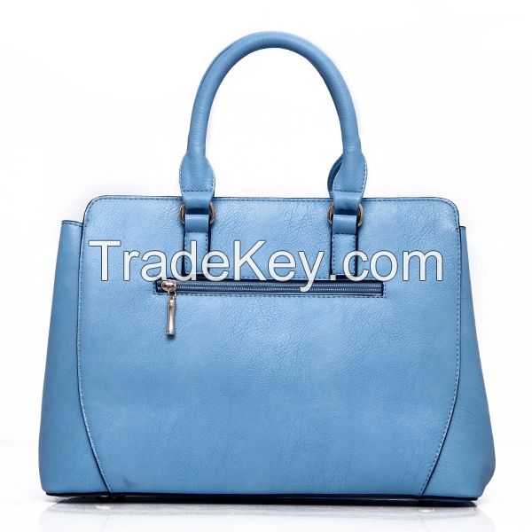 ladies fashion woman hand bag 2015 designer blue