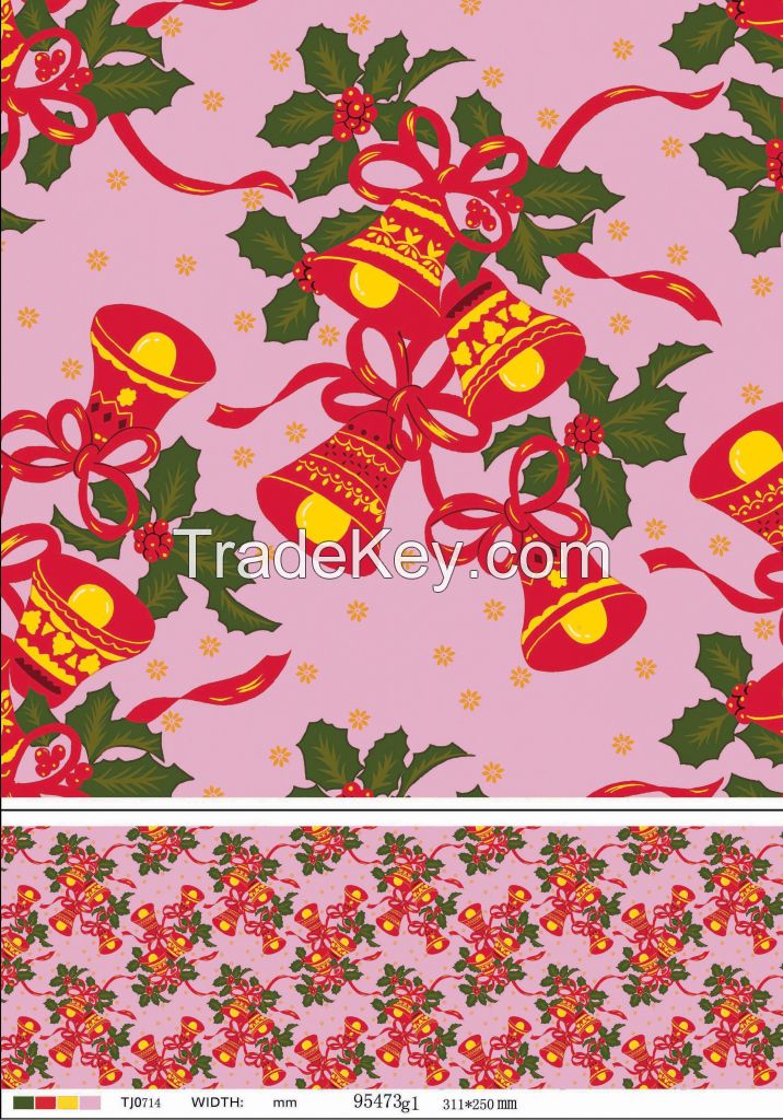 Christmas Festival decoration printed PVC tablecloth