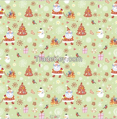 Christmas Festival decoration printed PVC tablecloth