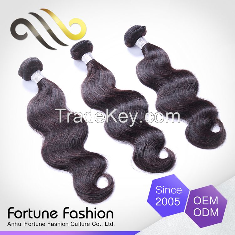 Fashion iBeauty hair 7A virgin Peruvian human hair body wave remy hair weave