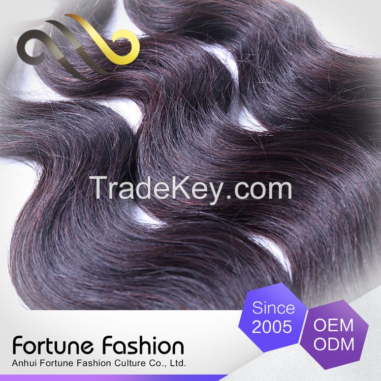 Fashion iBeauty hair 7A virgin Peruvian human hair body wave remy hair weave