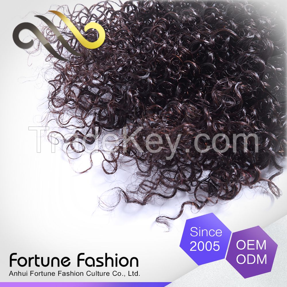 Wholesale good quality real virgin indian human hair curly hair, kinky curly hair bundles