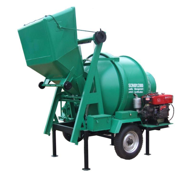 Diesel concrete mixer