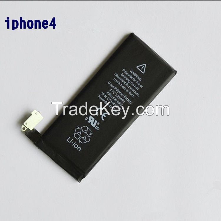 High Power 1420mAh Mobile Phone Built-in Batteries for Iphone 4