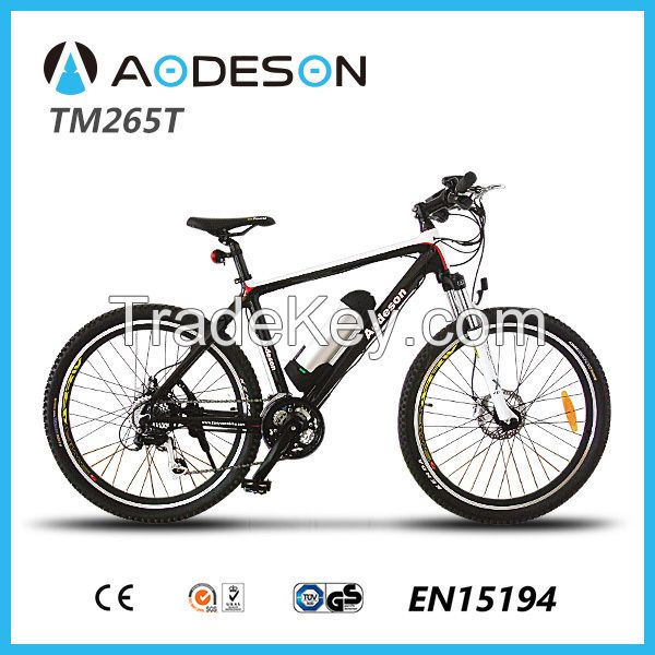 Golden motor electric bike TM265T, ce electric mountain bikes for sale