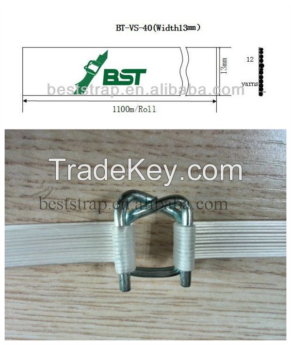 BST 13mm China manufacturer Polyester composite strap