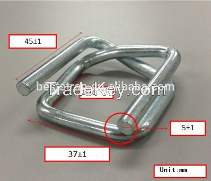 BST china manufacturer 32mm Polyester Straps Metal Galvanized Wire Buckle